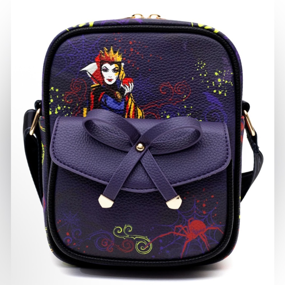 Disney WondaPop Purple Queen Graphic Crossbody Bag NWT